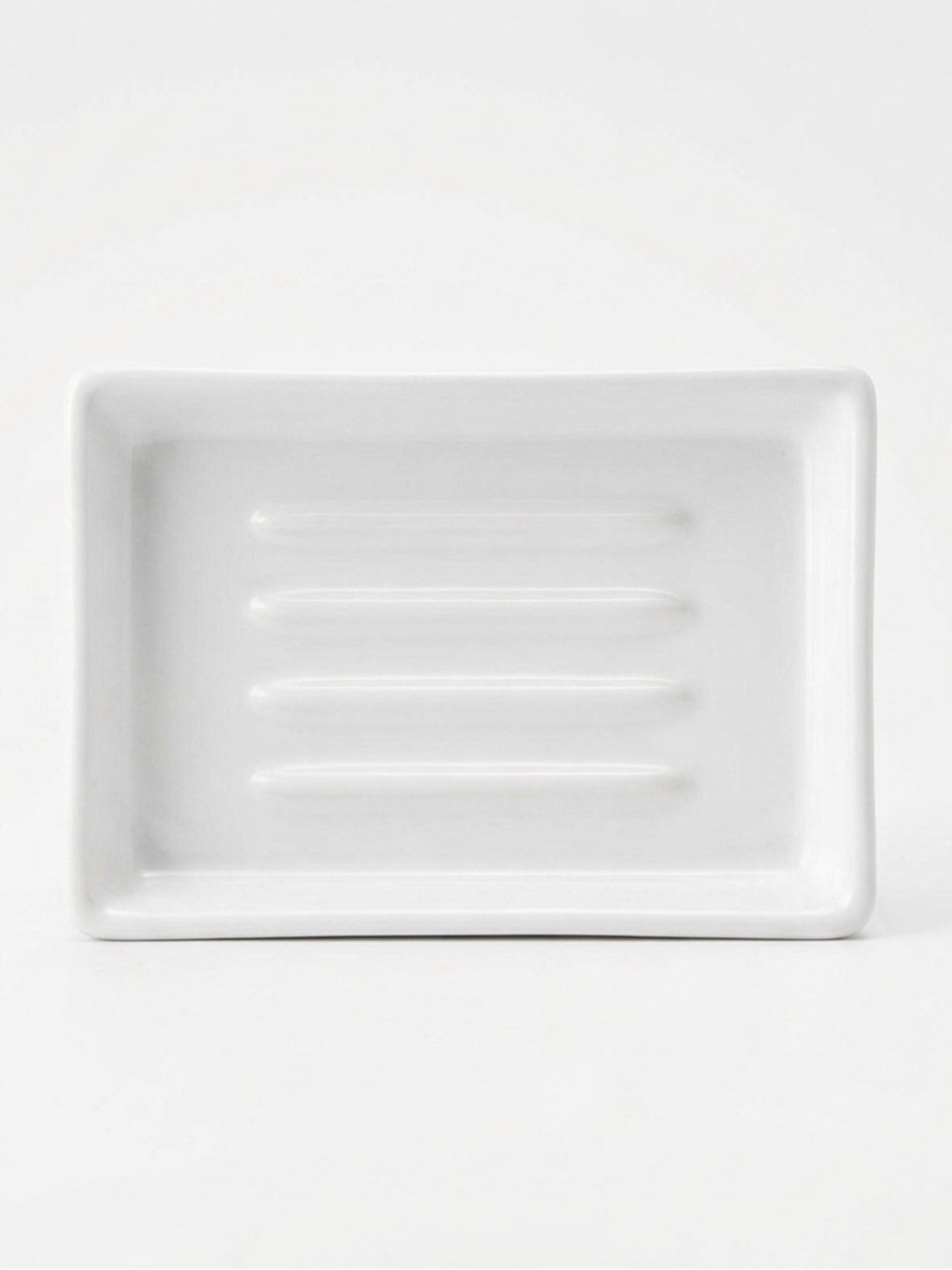 The White Company Ceramic Soap Dish White Like New